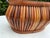 Wood Vintage Rattan Cachepot With Decorative Wood Trim For Sale - Image 7 of 12