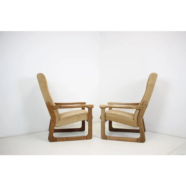 Wood Set of Armchairs, Czechoslovakia, 1990s For Sale - Image 7 of 14