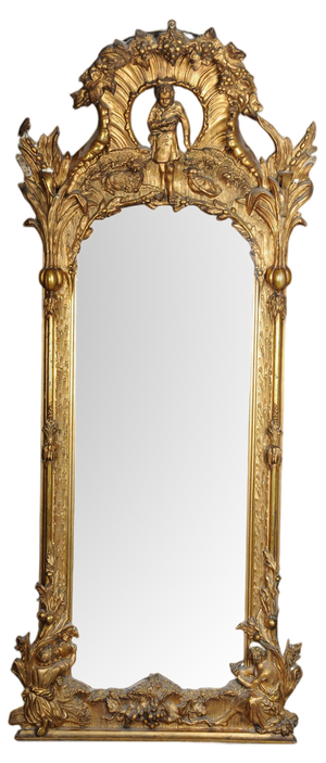 Antique Historicism Gilded Mirror, 1870s