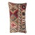 Colorful Accent Pillow Made From 19th Century Handwoven Wool Caucasian Kilim Rug For Sale