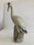 Light Green Asian Tropical Bird in Glazed Porcelain For Sale - Image 8 of 8