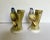 1940s 1940s Vintage Czechoslovakia Ceramic Bird on Log Double Bud Vases- a Pair For Sale - Image 5 of 8