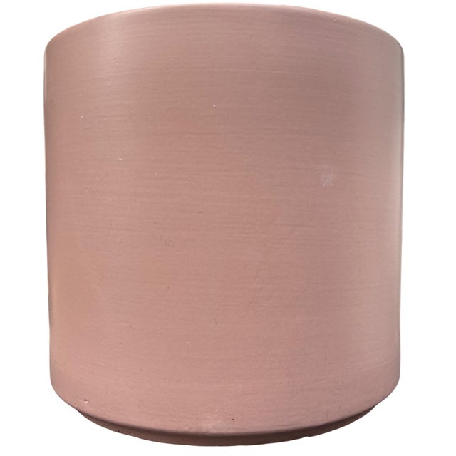 Gainey Pottery Large 60s Gainey Planter in Matte Dusty Rose Pink Glaze For Sale - Image 4 of 9