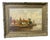 W. v. Dijk, Village from the Water, 19th Century, Oil Painting, Framed For Sale