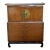 Kent-Coffey “Amerasia” Walnut Chest on Chest, Mid-Century Modern Cabinet For Sale