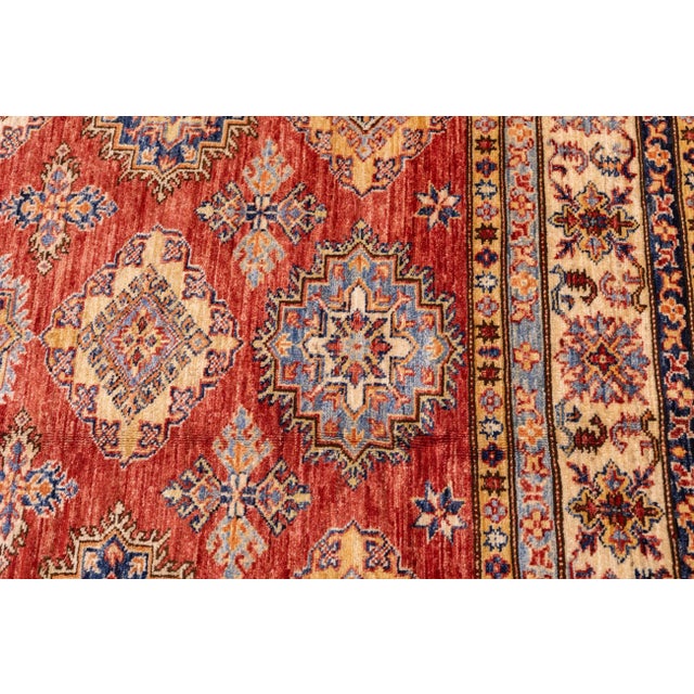 Pak Kazak Rug 5'10'' X 7'7'' For Sale - Image 12 of 12