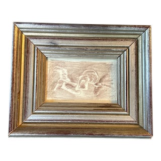 1950’s Original Abstract Expressionist Pencil Drawing For Sale