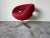 Vintage Italian Postmodern-Style Red Swivel Lounge Chair by Italianadivani/ Sold For Sale - Image 10 of 12