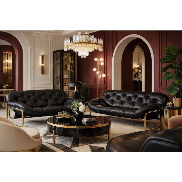 Vintage Scandinavian Sofa in Black Leather by John-Bertil Häggström for Swed-Form, 1970s For Sale - Image 14 of 18