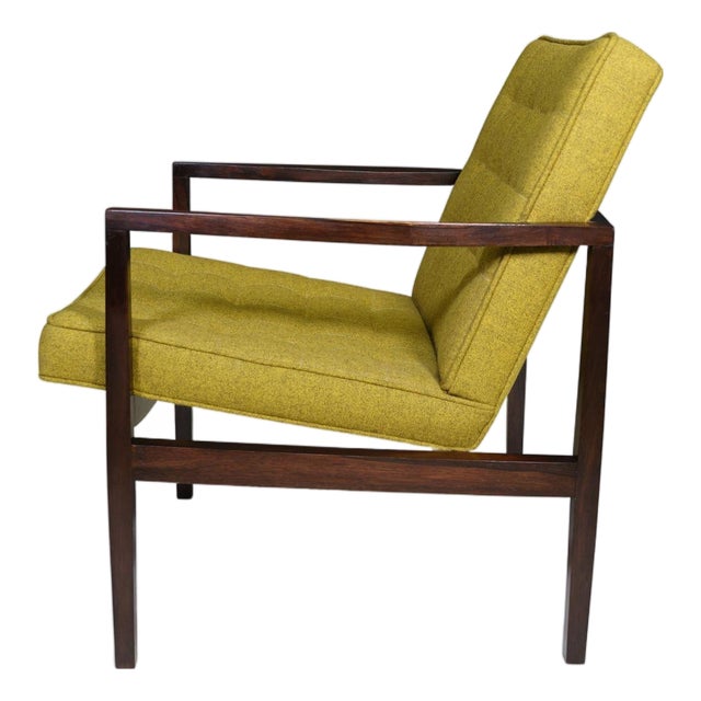 Mid 20th Century Attributed to Martin Eisler & Carlo Hauner Mid-Century Brazilian Rosewood Lounge Chair for Forma, Brazil For Sale