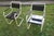 Mid-Century Iron and Wood Painted Garden Chairs, Set of 2 For Sale - Image 11 of 11