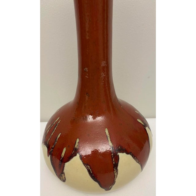 Contemporary Southwest Native American Style Ceramic Flower Vase For Sale - Image 3 of 10