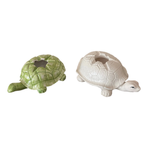 Pair of Vintage Turtle Ashtrays