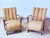 Cream Vintage Lounge Chairs by J. Halabala, 1940s, Set of 2 For Sale - Image 8 of 8
