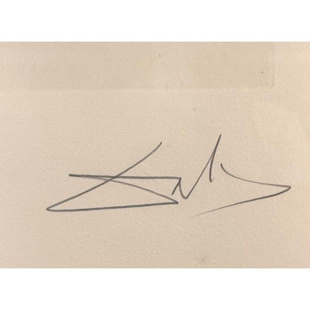 Dali La Vida Sueno Portrait Calderon Hand Signed Numbered Etching Surrealism Art - Signed by Salvador Dali For Sale - Image 4 of 5