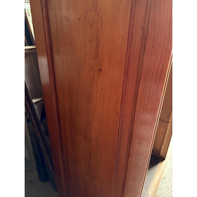 Wood Fir Wood Display Case, 1930s For Sale - Image 7 of 8