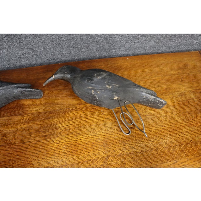 Folk Art Crow Decoys – Set of Three For Sale - Image 18 of 18