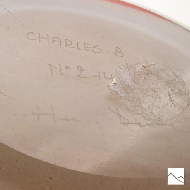 2000 - 2009 2000s Henry Dean Art Glass Vase For Sale - Image 5 of 6