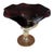 Late 20th Century Dark Amethyst Murano Glass & Gold Fleck Glass Compote. Signed by Camozzo. For Sale - Image 5 of 10