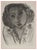 Henri Matisse, Model with Big Eyes, Lithograph For Sale