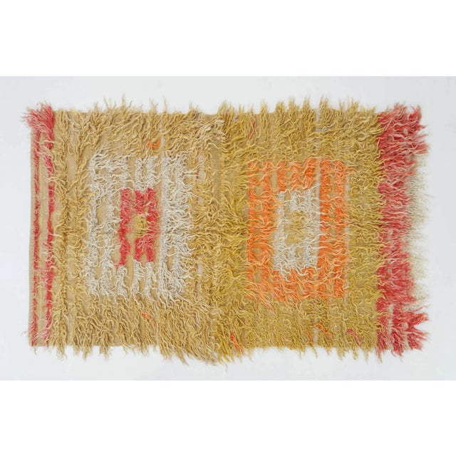 Textile Vintage Mohair Filikli Tulu Rothko Rug, 1960s For Sale - Image 7 of 7