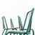 Tan Rexine T37 Dining Chairs with Sea Green Frames from Tolix, 1950s, Set of 10 For Sale - Image 10 of 13