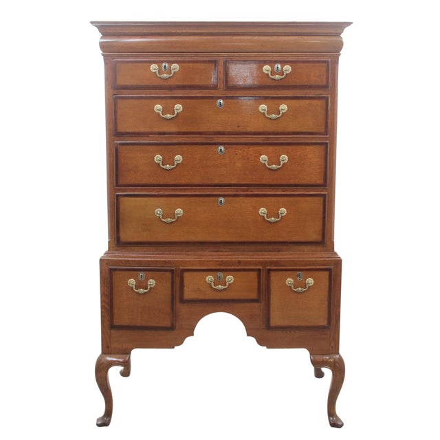 Antique 19th Century English Highboy Dresser Chairish