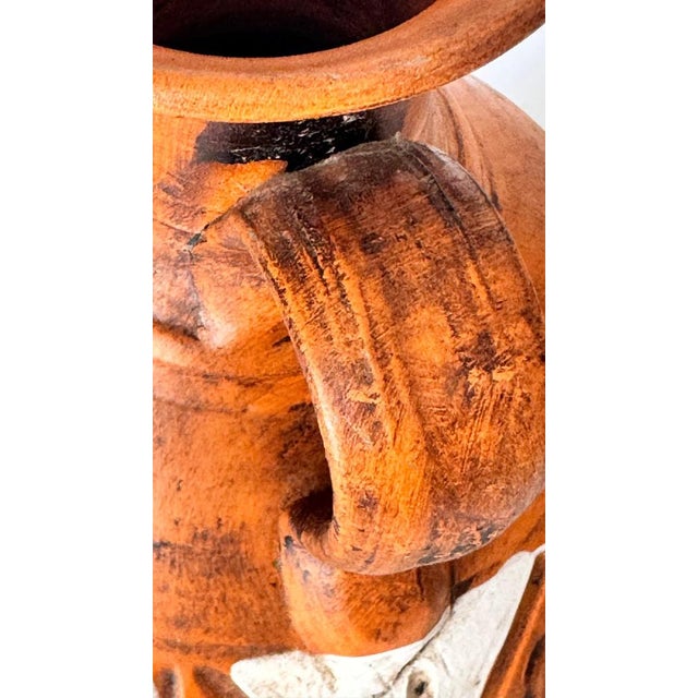 Ceramic Hand-Painted French Ceramic Jug For Sale - Image 7 of 11