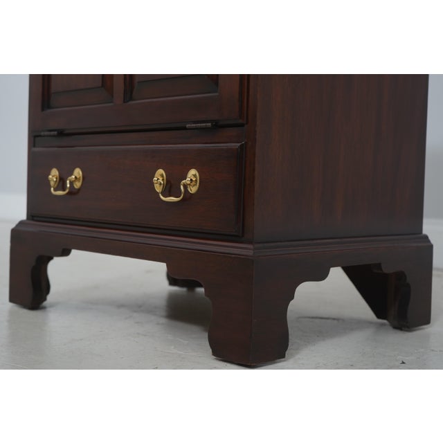 Brown Pair Henkel Harris Mahogany McKenzie Nightstands For Sale - Image 8 of 18
