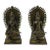 Antique Far East Seated Bronze Buddhas Figurines- a Pair For Sale