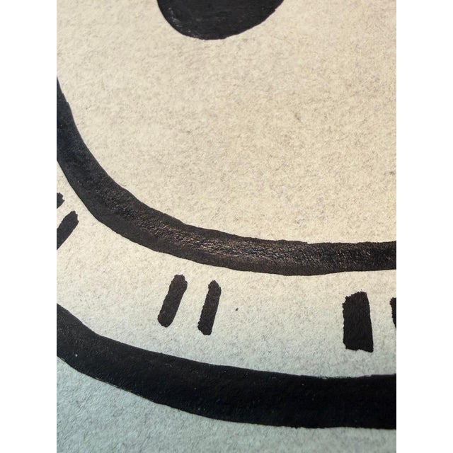 Pablo Picasso, Bold Modernist Mask, Opaque Black on Paper, Hand Signed, 1950-1970s For Sale - Image 9 of 18