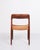 Model 75 Dining Chairs in Teak and Paper Wicker by Niels O. Møller for J.L. Møllers, 1960s, Set of 5 For Sale - Image 9 of 12