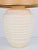 Metal Vintage Organic Ribbed Plaster Table Lamp, 1970s For Sale - Image 7 of 9