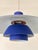 Blue PH 4/3 Pendant Lamp by Poul Henningsen for Louis Poulsen, Denmark, 1970s For Sale - Image 11 of 18