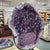 Amethyst & Agate Cluster, Spinner Stand For Sale - Image 11 of 12