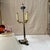 1970s Skinny Brass Lion Footed Table Lamp For Sale - Image 10 of 10