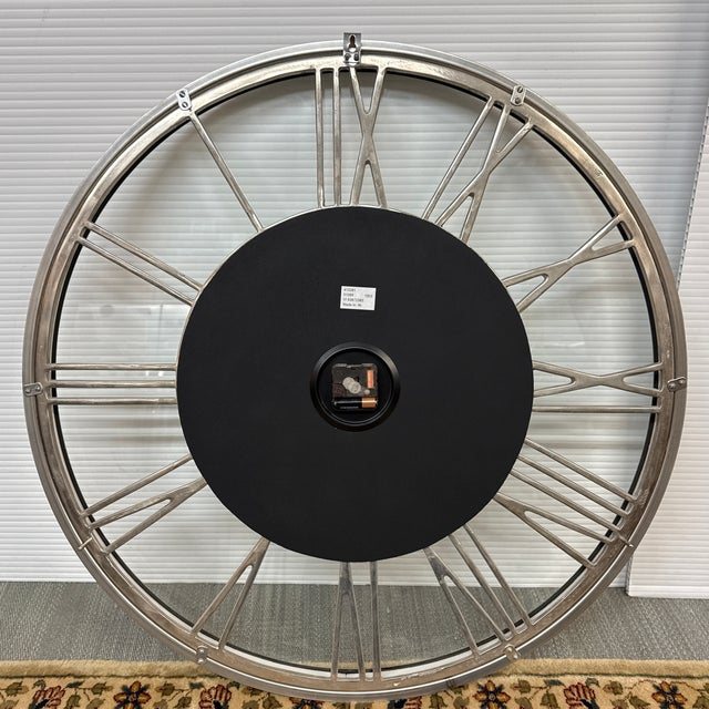 Early 21st Century Thomas Moore Sloane Street Wall Clock For Sale - Image 5 of 11