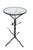 Black Late 20th Century Metal and Glass Bird Themed Pier 1 Side Table For Sale - Image 8 of 11