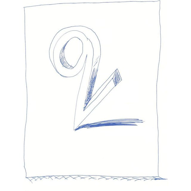 David Hockney, Q from Hockneys Alphabet, Lithograph For Sale