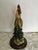 Vintage Style Hand-Painted Rooster Figurine on Wood Base For Sale - Image 4 of 4