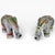 Boho Chic Vintage Elephant Sculptures with Intricate Details, Set of 2 For Sale - Image 3 of 10