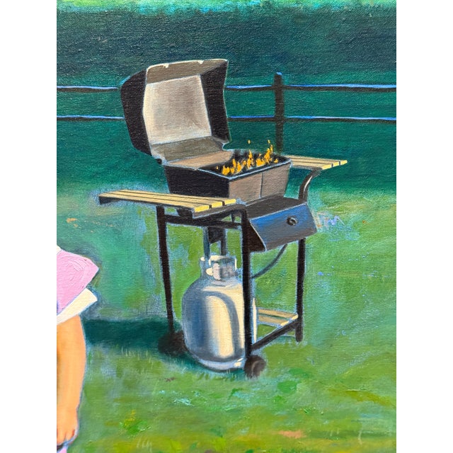 John Thornton noted Realist Pennsylvania Artist 1998 oil For Sale - Image 4 of 16