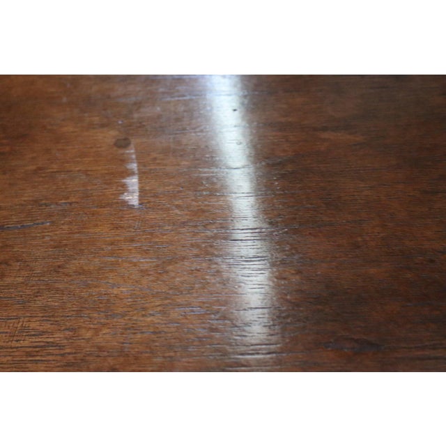 108-Inch Spanish Baroque Hand-Carved Walnut Console Table - 9-Foot Grand Hacienda Refectory For Sale - Image 17 of 18