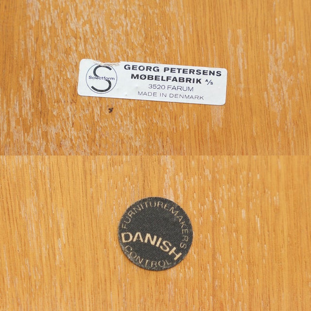 Large Mid 20th Century Teak Extending Dining Table by Georg Petersens Møbelfabrik For Sale - Image 12 of 12