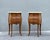 Brown 1920s Pair of French Louis XV Style Rosewood Side Tables Nightstands For Sale - Image 8 of 9