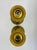 Hollywood Regency Vintage Brass-Plated Metal Candlesticks With Etched Detail – Pair of Traditional Hollywood Regency Candle Holders For Sale - Image 3 of 6