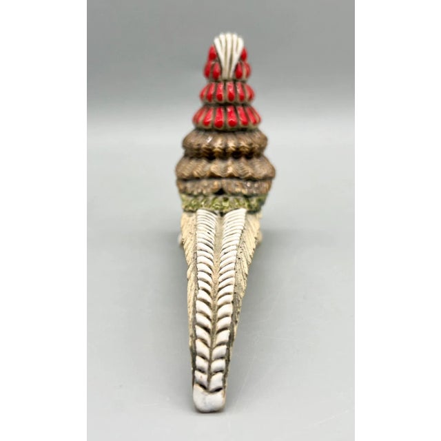 Vintage Artesania Rinconada Pheasant Bird Ceramic Figurine For Sale - Image 4 of 12