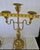 Two Vintage 3 Light Brass Metal churchAltar Candelabra Candlesticks 18" Decor For Sale - Image 4 of 12