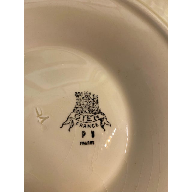 Late 19th Century Antique French Artichoke Plate For Sale - Image 5 of 6