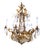 Large 20th Century Chandelier in Bronze and Crystal For Sale